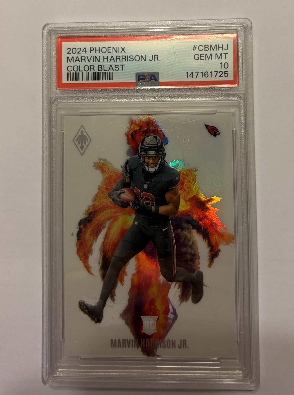 Marvin Harrison Jr. Panini Phoenix Color Blast #CBMHJ Base