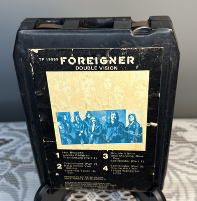 FOREIGNER - Double Vision - 8-Track Tape - 1978 Serviced/Tested Guaranteed