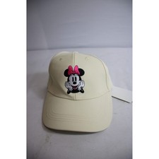 Disney Mickey Mouse Cream Baseball Cap Embroidered Adjustable Strap