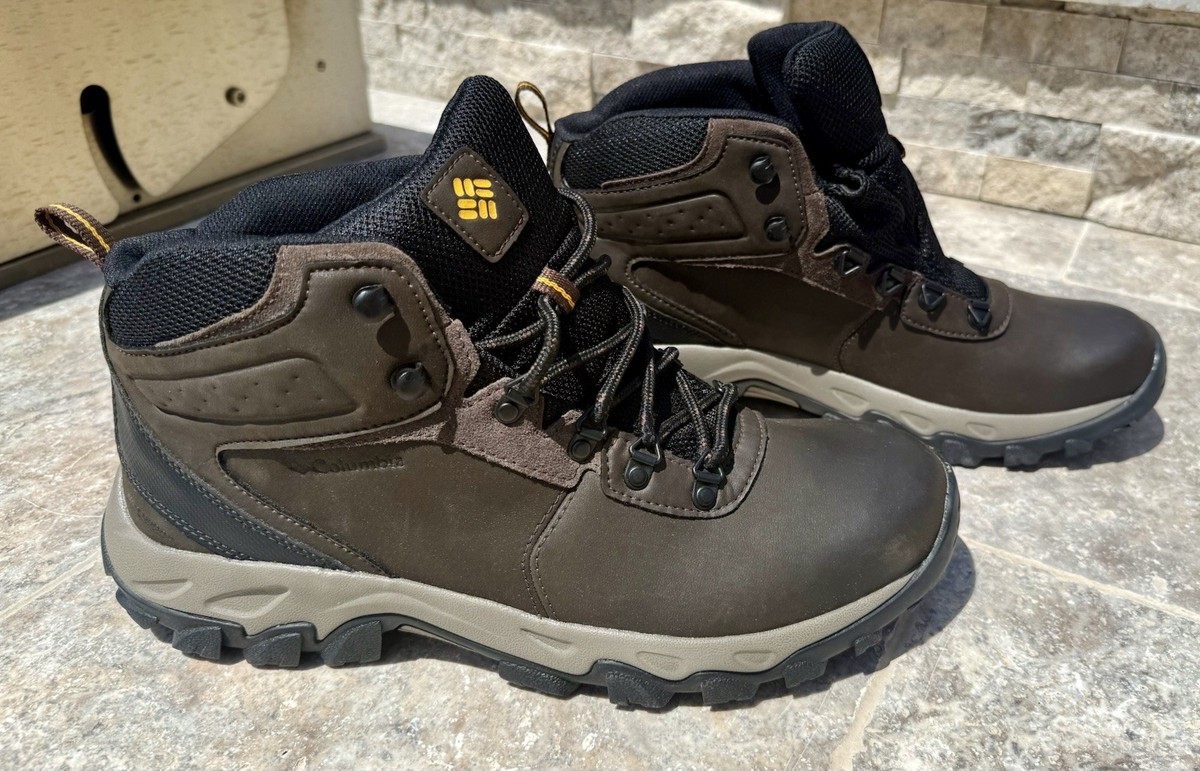 Columbia Mens Brown Newton Ridge Plus II Waterproof Hiking 