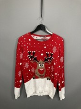 CHRISTMAS Jumper - Size Medium/Large - Red - Great Condition - Women’s
