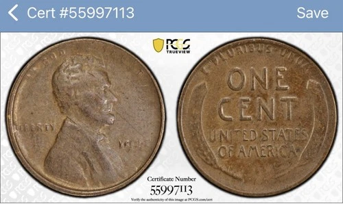 1922 D Lincoln Wheat Cent Penny Weak D PCGS Gold Shield XF 45