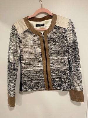 RINASCIMENTO Womens Beige Giacca Jacket Made In Italy Size M FREESHIPPING