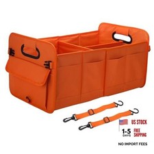 Trunk Organizer For Suv Sedan,Car Organizers and Storage, Large 70L Orange