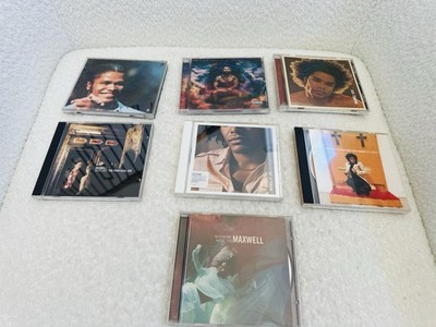 Lot of 7 Maxwell Various Mixed Music Disc CD's