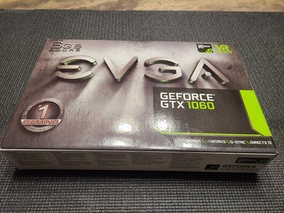 EVGA GEFORCE GTX 1060 6GB Video Card Mint!