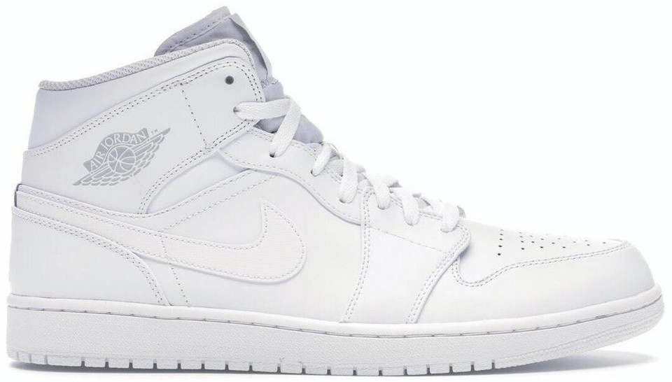 未使用 NIKE AIR JORDAN 1 MID PURE PLATINUM Jordan 1 Retro Mid White Pure Platinum for Sale | Authenticity