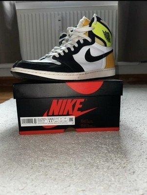 Air Jordan 1 Retro High OG white/black-volt US11,5 Gebraucht.