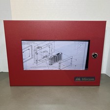 Mircom BB-1001DR Remote Annunciator Backbox Enclosure, Lexan Window, 2 Keys - Fire Alarm Part