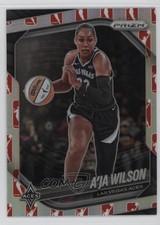2025 Panini Prizm WNBA WNBA Logo Prizm A'ja Wilson #76 1q03