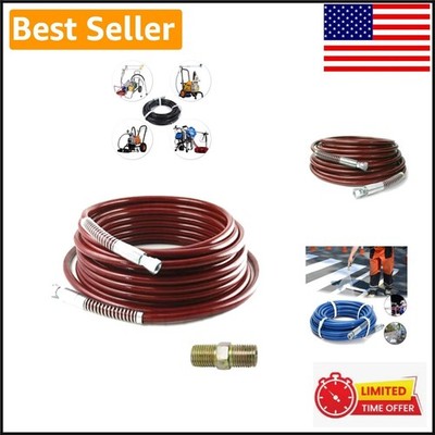 50ft x 1/4inch Airless Paint Sprayer Hose - 8500 PSI for Maximum Efficiency