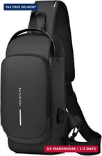 Sling Bag for Men  Anti-theft Crossbody Bag - Crossbody Shoulder Chest Bag  An