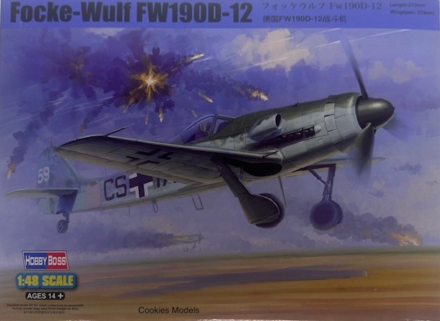 Hobbyboss Focke-Wulf FW190D-12 1/48 Scale Model Kit 81719