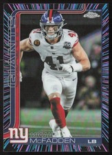 2025 Topps Chrome Neon Pulse Refractor Micah McFadden #232 R6220J