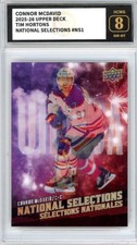 2025-26 UD Tim Hortons National Selections #NS1 Connor McDavid HCWG 8