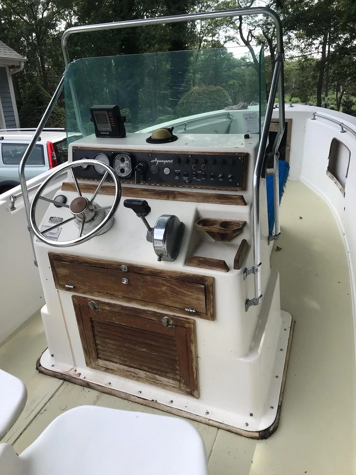1990 Aquasport Center Console Professional 20' Boat w/ Registration - Image 3 of 4