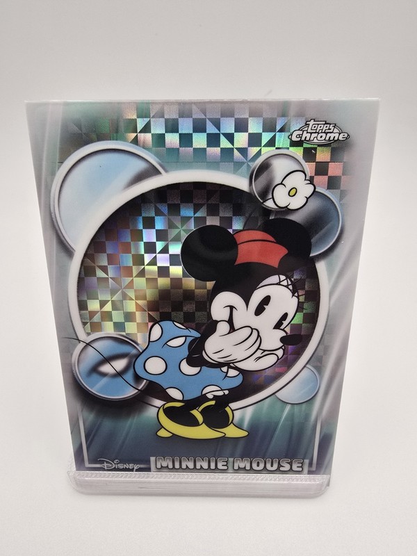 2026 Topps Disney Chrome -Minnie Mouse X-Fractor #51 Mickey And Friends 