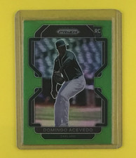 2022 Panini Prizm - Tier II Domingo Acevedo #174 Lime Green Prizm /125 (RC)