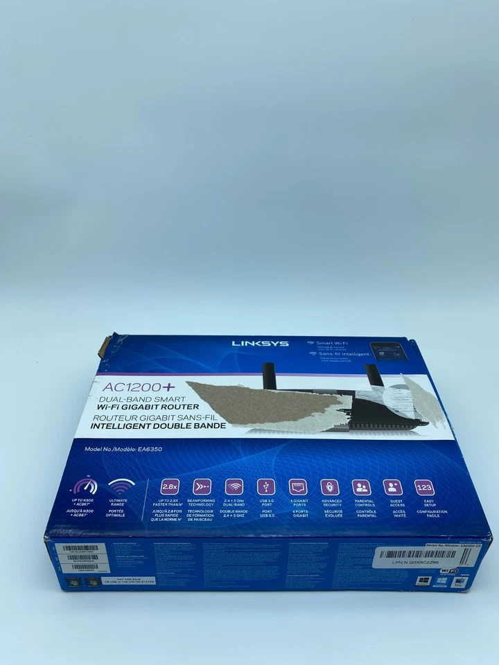Linksys EA6350 Dual-Band Wi-Fi Router Package | Tested Working - Image 4 of 4