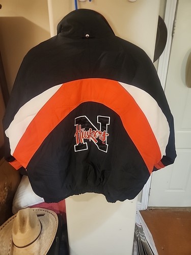 GENUINE STUFF COLLEGIATE NEBRASKA CORNHUSKERS STADIUM JACKET ..LARGE - Picture 6 of 6