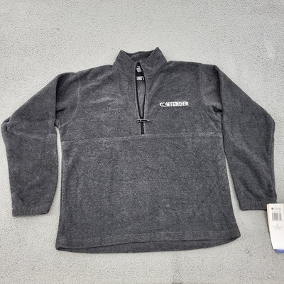 Columbia 1/4 Zip Pullover Mens Medium Fleece Performance Contender Embroidery