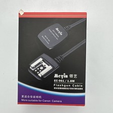 Meyin EC-961 1.8M Flashgun Cable for Canon Cameras BRAND NEW AND FACTORY SEALED
