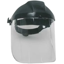Condor 4Ezc4 Ratchet Face Shield Assembly, Clear Visor, 8" Height, Ratchet