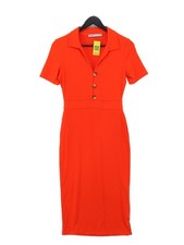 Oasis Bodycon Midi Dress XS in Orange