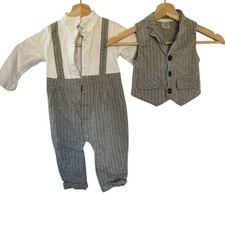 Toddler formal wear two piece suit set cotton spandex size 18-24M comfortable