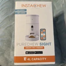 Instachew Purechew Sight Mini Automatic Smart Pet Feeder, App Control, HD Camera