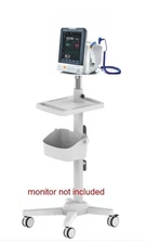 4 Wheel metal frame Mobile Rolling stand Cart for Mindray Vs9