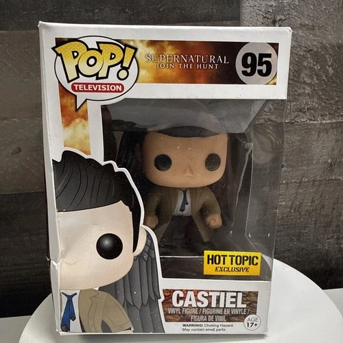 Supernatural: Castiel (w/Wings) #95 Funko Pop (Damaged Box)