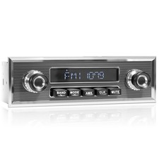 Bluetooth Retro Radio For Classic Vehicles Single Din Vintage Stereo For Car - A