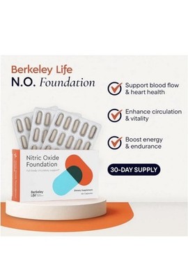 Berkeley Nitric Oxide Foundation full Body Circulation Support 60 Capsules