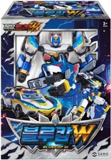Metal Cardbot W BLUECOP W Transforming Patrol Car Robot Korean Toy 2025