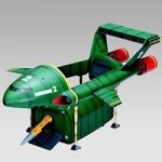 Aoshima 1/200 Shin Seiki Gokin Thunderbirds No.2 DX Japan