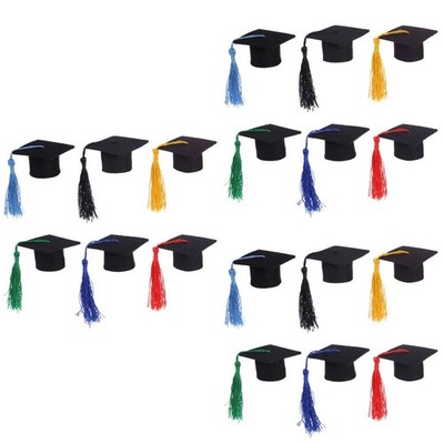  3 Pack Dekoration Abschlussfeier Graduation Hats Hut Für Flasche