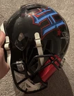 Texans Andre Johnson Signed H town Full Size Speed Rep Helmet BAS Witness