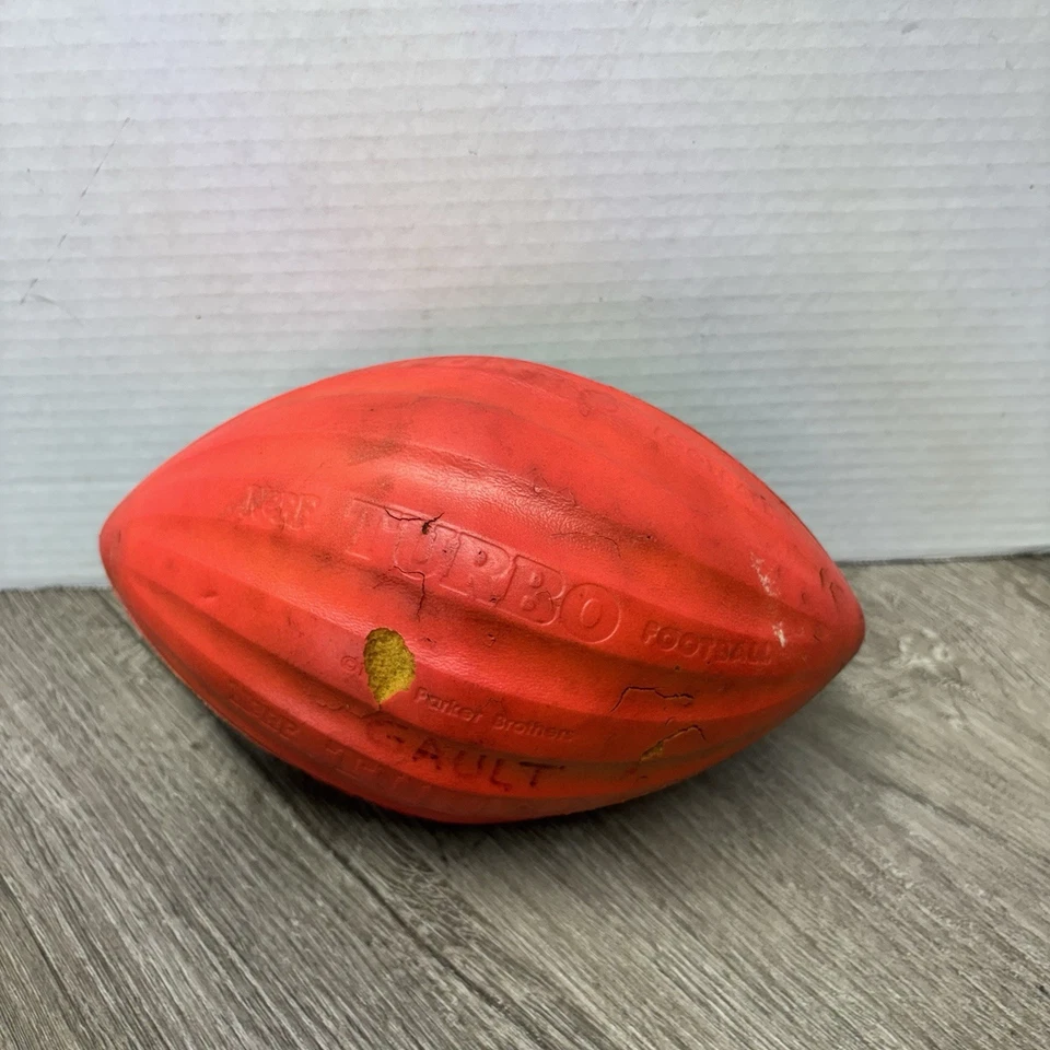 Vintage NERF TURBO Football, Silver & Red, 1989 Parker Brothers - Image 4 of 4