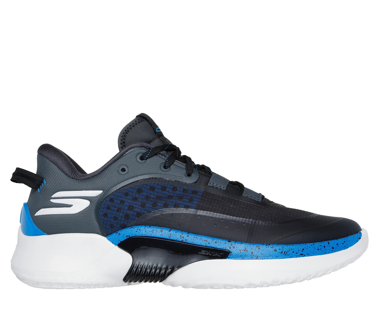 Men Basketball Sport Skx Resagrip Comfort Casual Gray Blue 253007