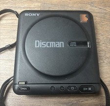 Vintage Sony Discman D-2 Compact CD Player Walkman Tested Working - Please Read