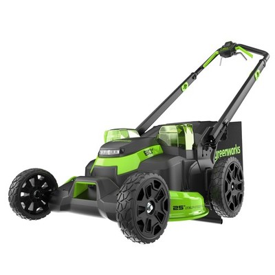 Greenworks 80V 25'' Brushless Cordless SelfPropelled Dual Blade Lawn Mower LED...