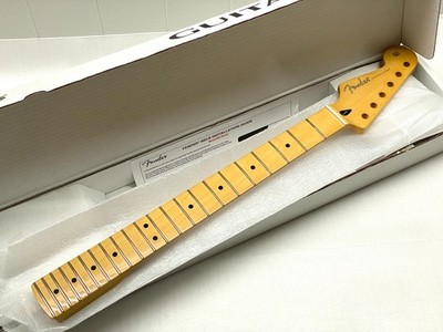 REAL PICS! Fender REVERSE HEADSTOCK Strat Neck 22 Fret! Maple