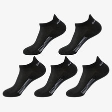 5 Pairs of Ultra Comfy Unisex Crew Socks Breathable Sweat-Absorbing Anti-Odor El