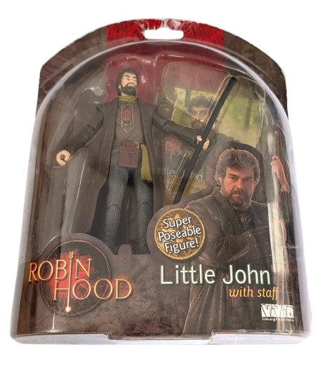 Robin Hood LITTLE JOHN Action Figure Super Poseable - 2006 Vivid Imaginations