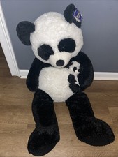"Oso de peluche Jumbo Kellytoy Panda juguete brazos y piernas largos 36"""