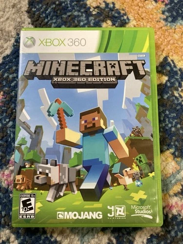 Minecraft (Microsoft Xbox 360, 2013) W/ Case Art. Tested & Working