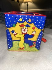 Schylling VTG Jack In The Box Toy Music Wind Up Clown