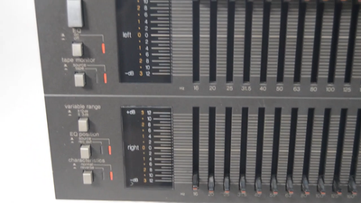 Technics SH-8065 Stereo Graphic Equalizer Black 33 Band Tested