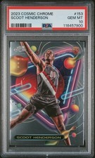 2023-24 Topps Cosmic Chrome - Scoot Henderson - Rookie Card #153 - PSA 10